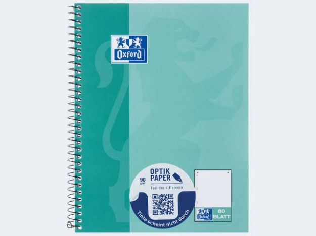 Bild von Collegeblock Oxford dotted A5+/80 - Eine Verkaufseinheit = 5 Stück - 400132392