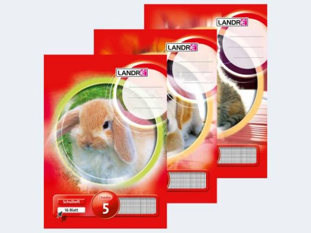 Bild von Heft A5/16 Lin5 kariert Landre - Eine Verkaufseinheit = 10 Stück - 100050071