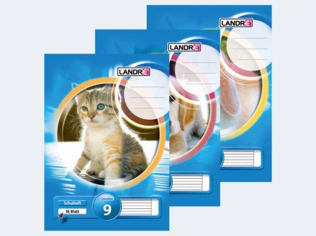 Bild von Heft A5/16 Lin9 liniert mR Landre - Eine Verkaufseinheit = 10 Stück - 100050075