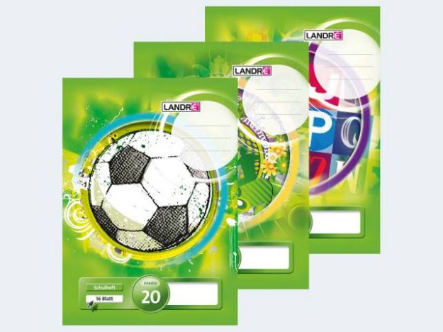 Bild von Heft A4/16 Lin20 blanco Landre - Eine Verkaufseinheit = 10 Stück - 100050034