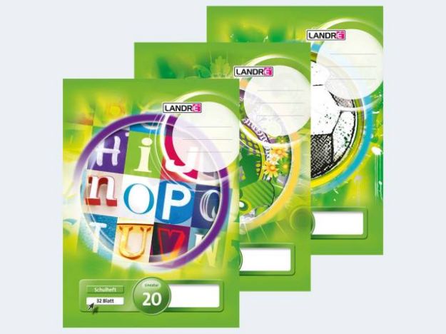 Bild von Heft A4/32 Lin20 blanco Landre - Eine Verkaufseinheit = 10 Stück - 100050053