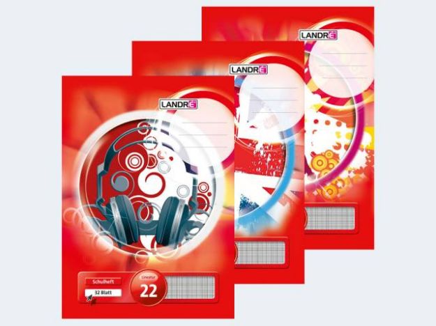 Bild von Heft A4/32 Lin22 5mm kariert Landre - Eine Verkaufseinheit = 10 Stück - 100050055