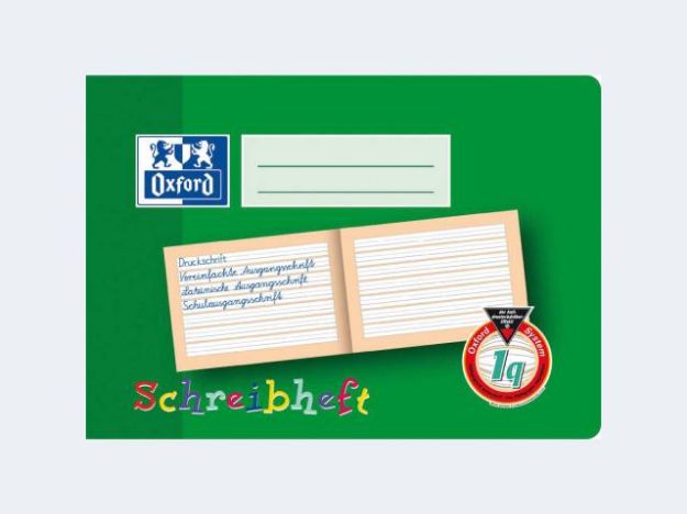 Bild von Schreib-Lernheft 1q A5/16 Lin 1 querformat Oxford - Eine Verkaufseinheit = 10 Stück - 100 050 101