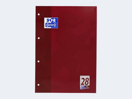 Zeige Details für Schulblock A4/50 Lin 28 kariert mR li/re Oxford - Eine Verkaufseinheit = 5 Stück - 100050353 Bild von Schulblock A4/50 Lin 28 kariert mR li/re Oxford - Eine Verkaufseinheit = 5 Stück - 100050353