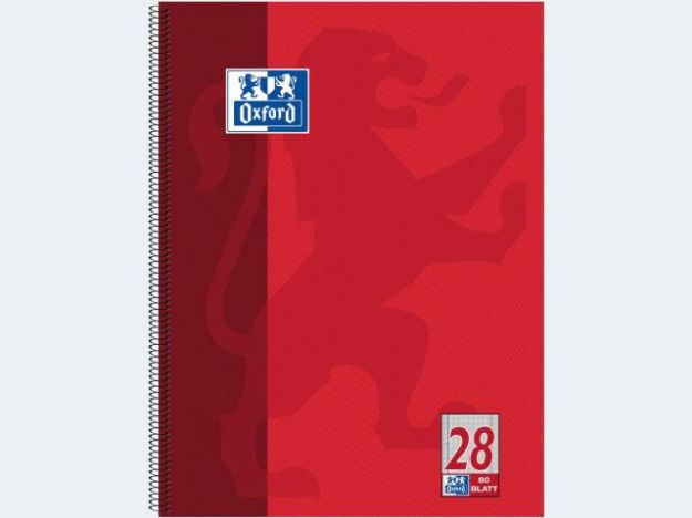 Bild von Collegeblock A4/80 Lin28 90g kar mR li/re Oxford - Eine Verkaufseinheit = 10 Stück - 100 050 361