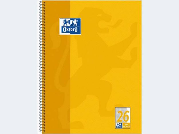 Bild von Collegeblock A4/80 Lin26 90g kar mR re Oxford - Eine Verkaufseinheit = 10 Stück - 100 050 356