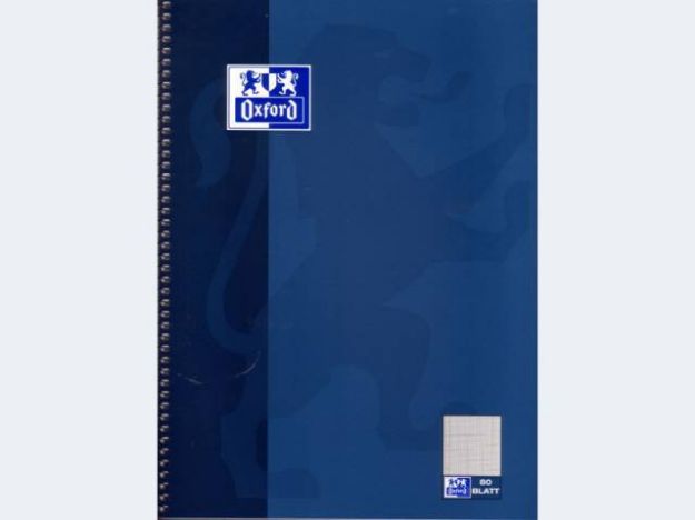 Bild von Collegeblock A4/80 Lin22 90g kar mR li Oxford - Eine Verkaufseinheit = 10 Stück - 100 050 358