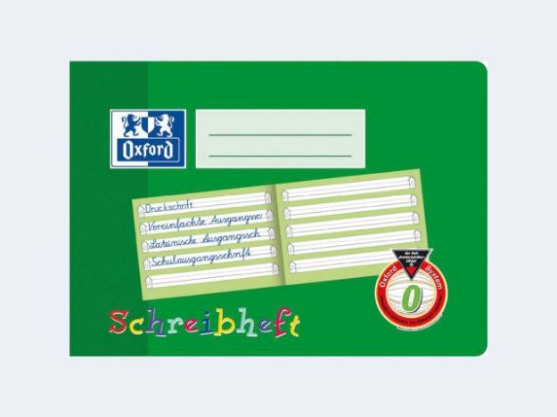 Bild von Schreib-Lernheft 0 A5/16 Lin 0 querformat Oxford - Eine Verkaufseinheit = 10 Stück - 100 050 100