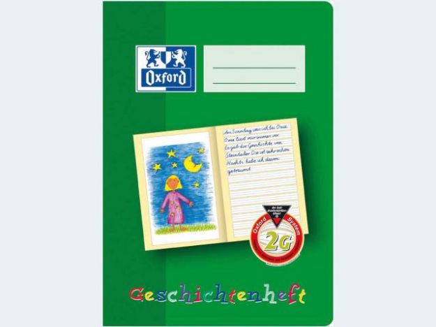 Bild von Schreib-Lernheft 2G A5/16 Geschichtenheft Oxford - Eine Verkaufseinheit = 10 Stück - 100 050 104