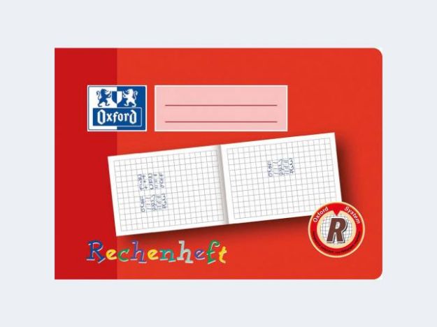 Bild von Rechen-Lernheft R A5/16 Lin R 10mm kar Oxford - Eine Verkaufseinheit = 10 Stück - 100050106