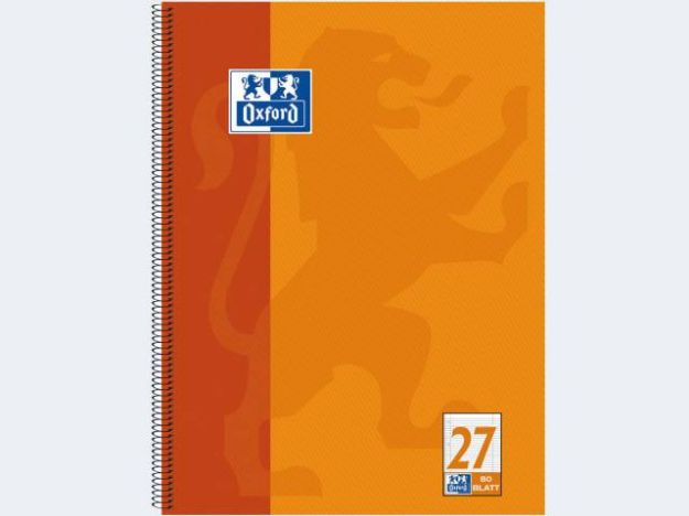Bild von Collegeblock A4/80 Lin27 90g lin mR li/re Oxford - Eine Verkaufseinheit = 10 Stück - 100 050 360