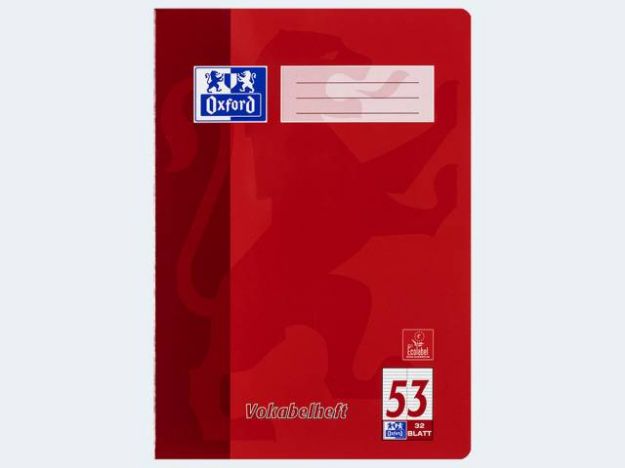 Bild von Vokabelheft A4/32 Lin53 liniert 2 Spalten Oxford - Eine Verkaufseinheit = 10 Stück - 100050336