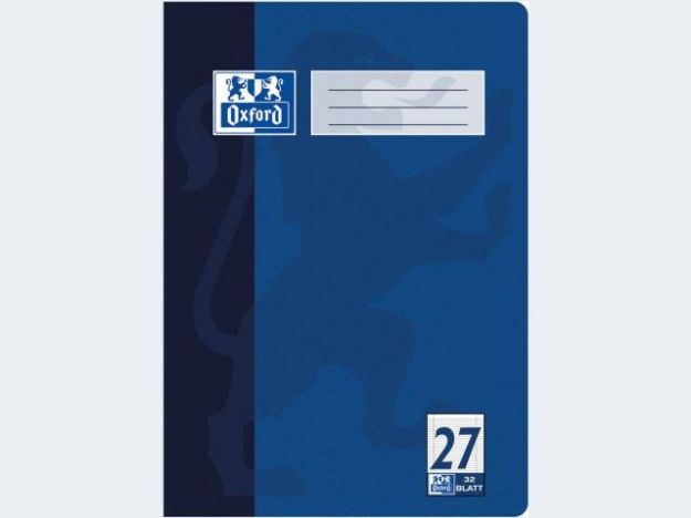 Bild von Heft A4/32 Lin27 liniert mR li/re Oxford - Eine Verkaufseinheit = 10 Stück - 100050331