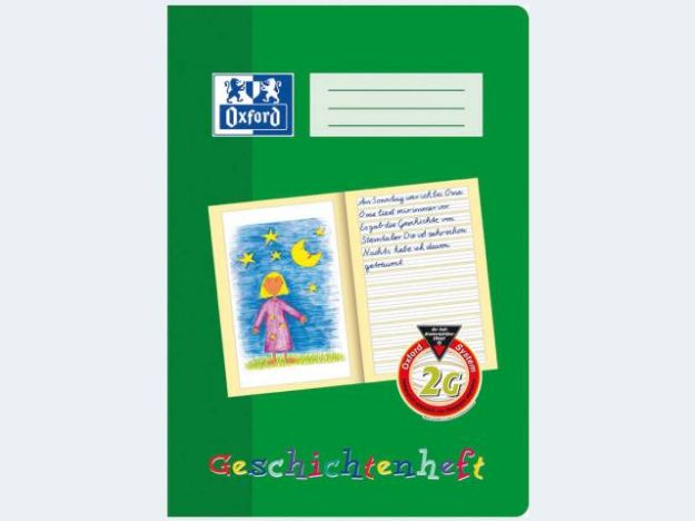 Bild von Schreib-Lernheft 2G A4/16 Geschichtenheft Oxford - Eine Verkaufseinheit = 10 Stück - 100050092
