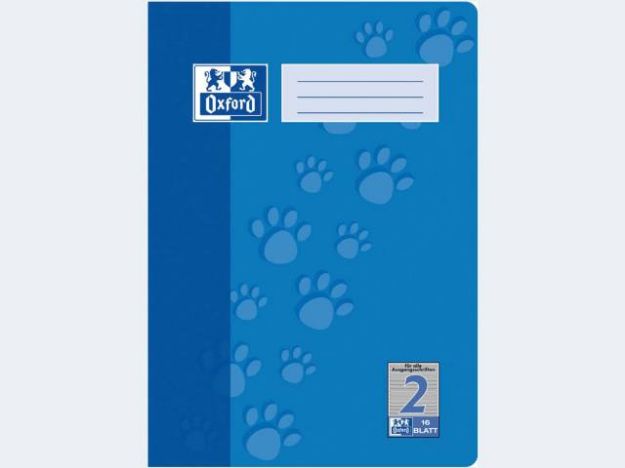 Bild von Heft A4/16 Lin2 liniert farbig hinterlegt Oxford - Eine Verkaufseinheit = 15 Stück - 100050401
