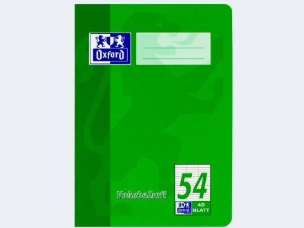 Zeige Details für Vokabelheft A5/40 Lin54 90g Vokabel Oxford - Eine Verkaufseinheit = 10 Stück - 100050390 Bild von Vokabelheft A5/40 Lin54 90g Vokabel Oxford - Eine Verkaufseinheit = 10 Stück - 100050390