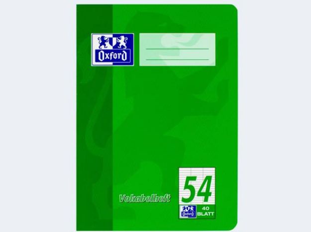 Bild von Vokabelheft A5/40 Lin54 90g Vokabel Oxford - Eine Verkaufseinheit = 10 Stück - 100050390