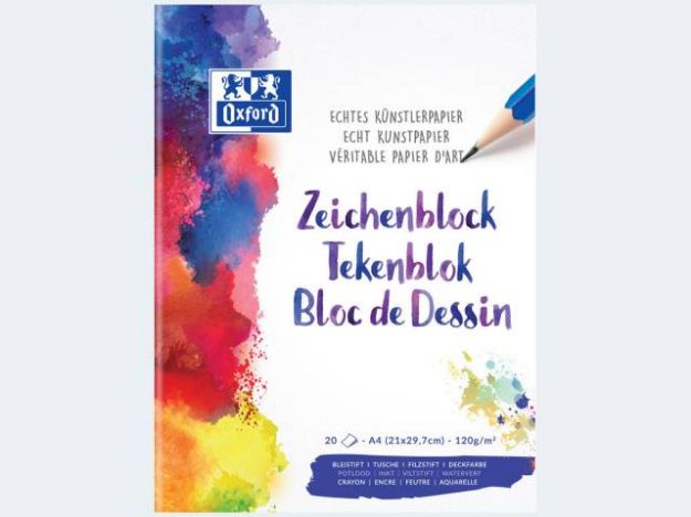 Bild von Zeichenblock A4/20 120g Oxford - Eine Verkaufseinheit = 10 Stück - 100 050 321