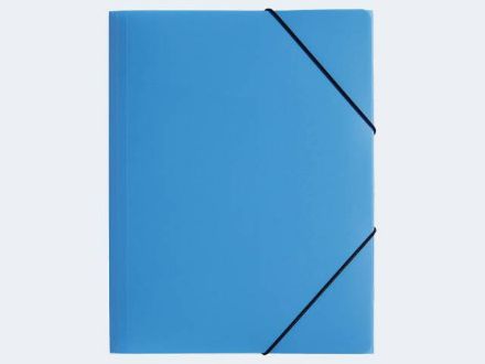 Zeige Details für Gummizugmappe A4 hellblau PP 3 Einschlagklappen - 21613-13 Bild von Gummizugmappe A4 hellblau PP 3 Einschlagklappen - 21613-13