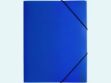 Bild von Gummizugmappe A4 blau PP 3 Einschlagklappen - 21613-07