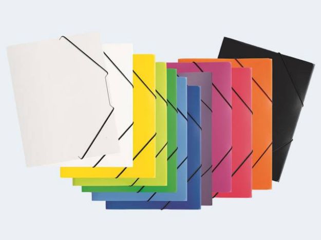 Bild von Gummizugmappe Set A4 PP - Eine Verkaufseinheit = 12 Stück - 99126-00