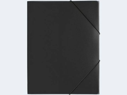 Zeige Details für Gummizugmappe A4 schwarz PP 3 Einschlagklappen - 21613-01 Bild von Gummizugmappe A4 schwarz PP 3 Einschlagklappen - 21613-01