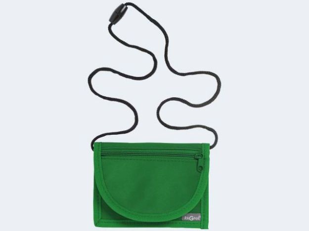 Bild von Brustbeutel Basic grün 13x10cm Nylon - 99507-05