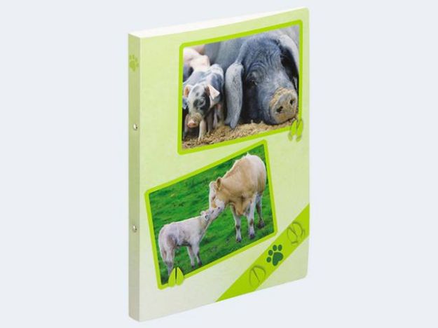 Bild von 1 Stück Ringbuch A4 PP Bauernhoftiere - 20906-15
