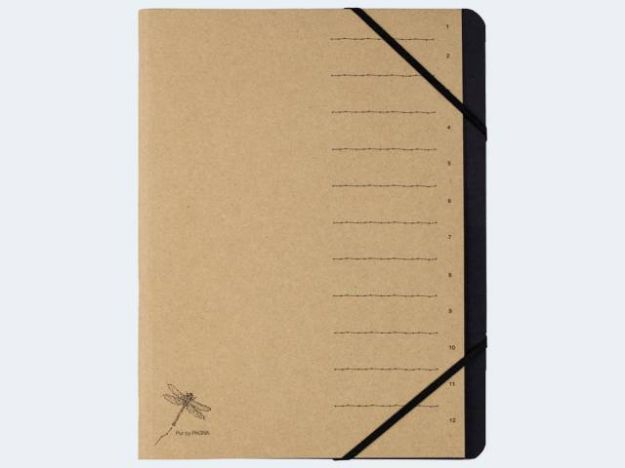 Bild von Ordnungsmappe Pur by Pagna 12 Fächer natur - 40061-11