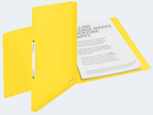 Bild von 1 Stück Ringbuch A4 16mm gelb PP 2-Rg Vivida - 624036