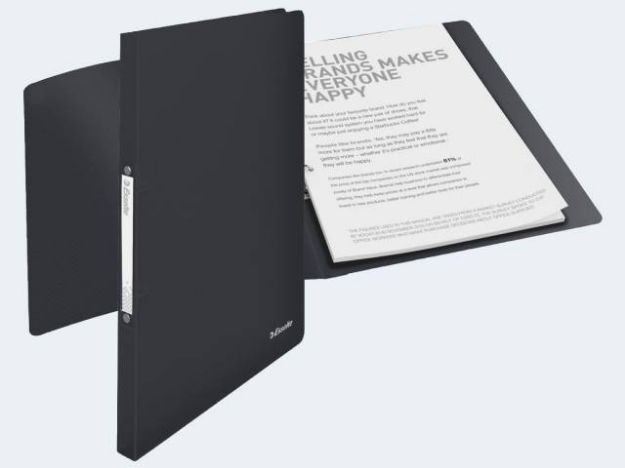 Bild von 1 Stück Ringbuch A4 16mm schwarz PP 2-Rg Vivida - 624033