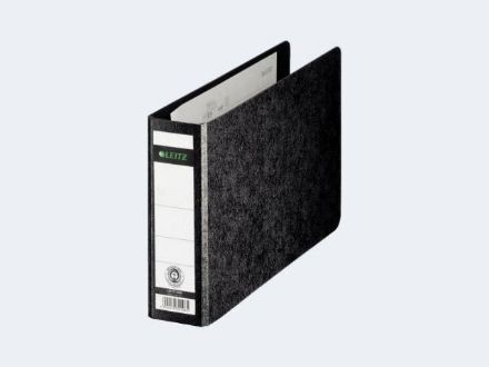 Zeige Details für Ordner A5 quer 1066 schwarz Hartpappe ohne Grifflo - 10660000 Bild von Ordner A5 quer 1066 schwarz Hartpappe ohne Grifflo - 10660000