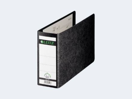 Zeige Details für Ordner A5 quer 1076 schwarz Hartpappe ohne Grifflo - 10760000 Bild von Ordner A5 quer 1076 schwarz Hartpappe ohne Grifflo - 10760000