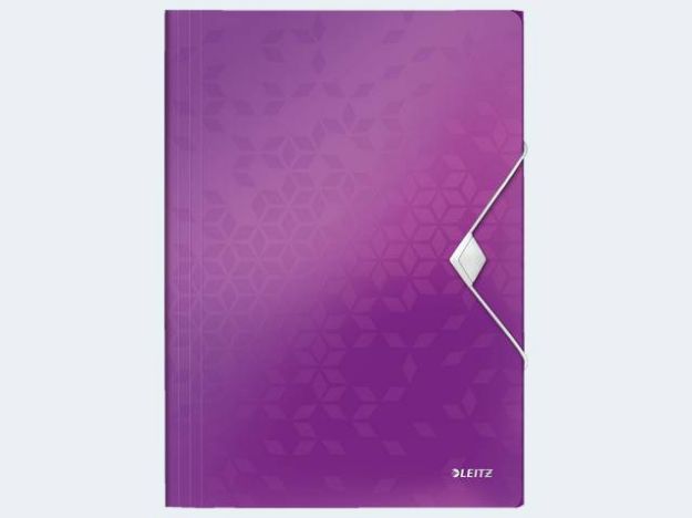 Bild von Eckspanner WOW A4 violett metallic PP - 45990062