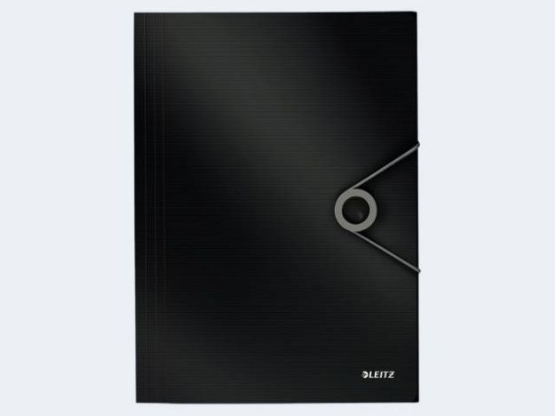 Bild von Eckspanner Solid A4 schwarz PP - 4563-10-95