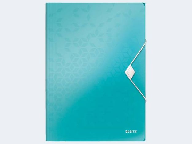 Bild von Eckspanner WOW A4 eisblau PP - 45990051