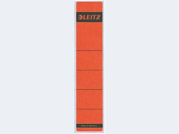 Bild von 10 R-Schilder 1643 rot schmal kurz selbstkleben - 16430025