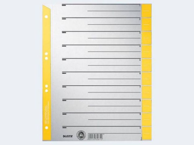 Bild von Trennblatt A4 1652 gelb grau Karton - 16520015