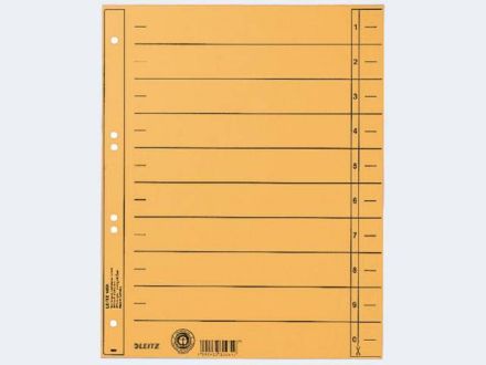 Zeige Details für Trennblatt A4 1658 gelb Manilakarton durchgefärb - 16580015 Bild von Trennblatt A4 1658 gelb Manilakarton durchgefärb - 16580015