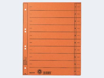 Zeige Details für Trennblatt A4 1658 orange Manilakarton durchgefärb - 16580045 Bild von Trennblatt A4 1658 orange Manilakarton durchgefärb - 16580045
