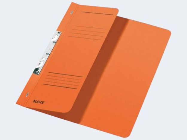 Bild von Schlitzhefter A4 3744 orange 1/2 Vorderdeckel Mani - 37440045