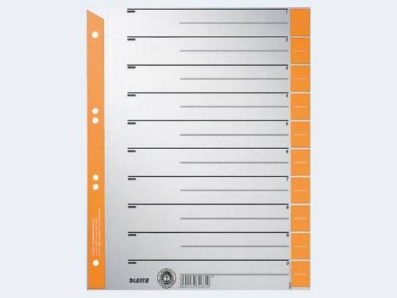 Zeige Details für Trennblatt A4 1652 orange grau Karton - 16520045 Bild von Trennblatt A4 1652 orange grau Karton - 16520045