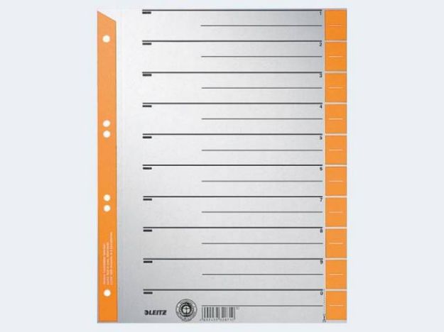 Bild von Trennblatt A4 1652 orange grau Karton - 16520045