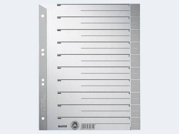 Bild von Trennblatt A4 1652 grau grau Karton - 16520085