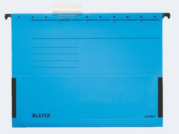 Bild von Hängetasche A4 1986 blau mit Frösch Spankarton - 19860035