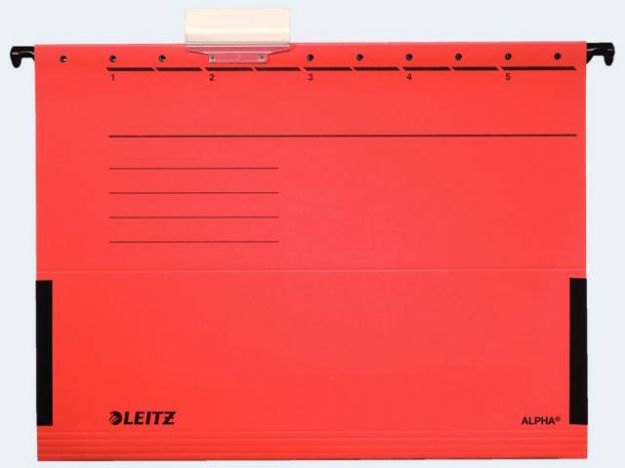 Bild von Hängetasche A4 1986 rot mit Frosch Spankarton - 19860025