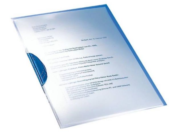 Bild von Bewerbungsset 4177 blau Plastik Color-Clip - 41770035