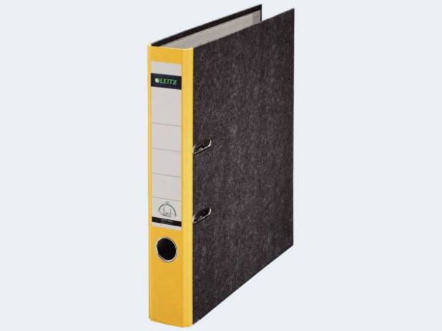 Bild von Ordner A4/52 1050 gelb Pappe farbiger Rücken - 10505015