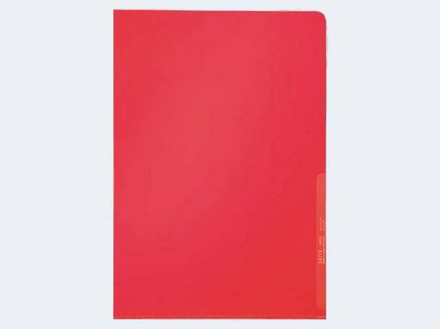 Bild von Sichthüllen A4 4000 rot PP 0,12µ - 40000025