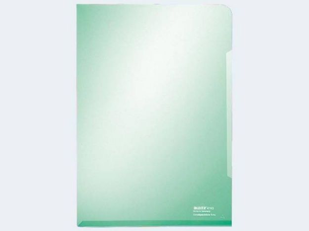 Bild von Sichthüllen A4 4153 grün PVC 0,15µ Kantenklebung - 41530055